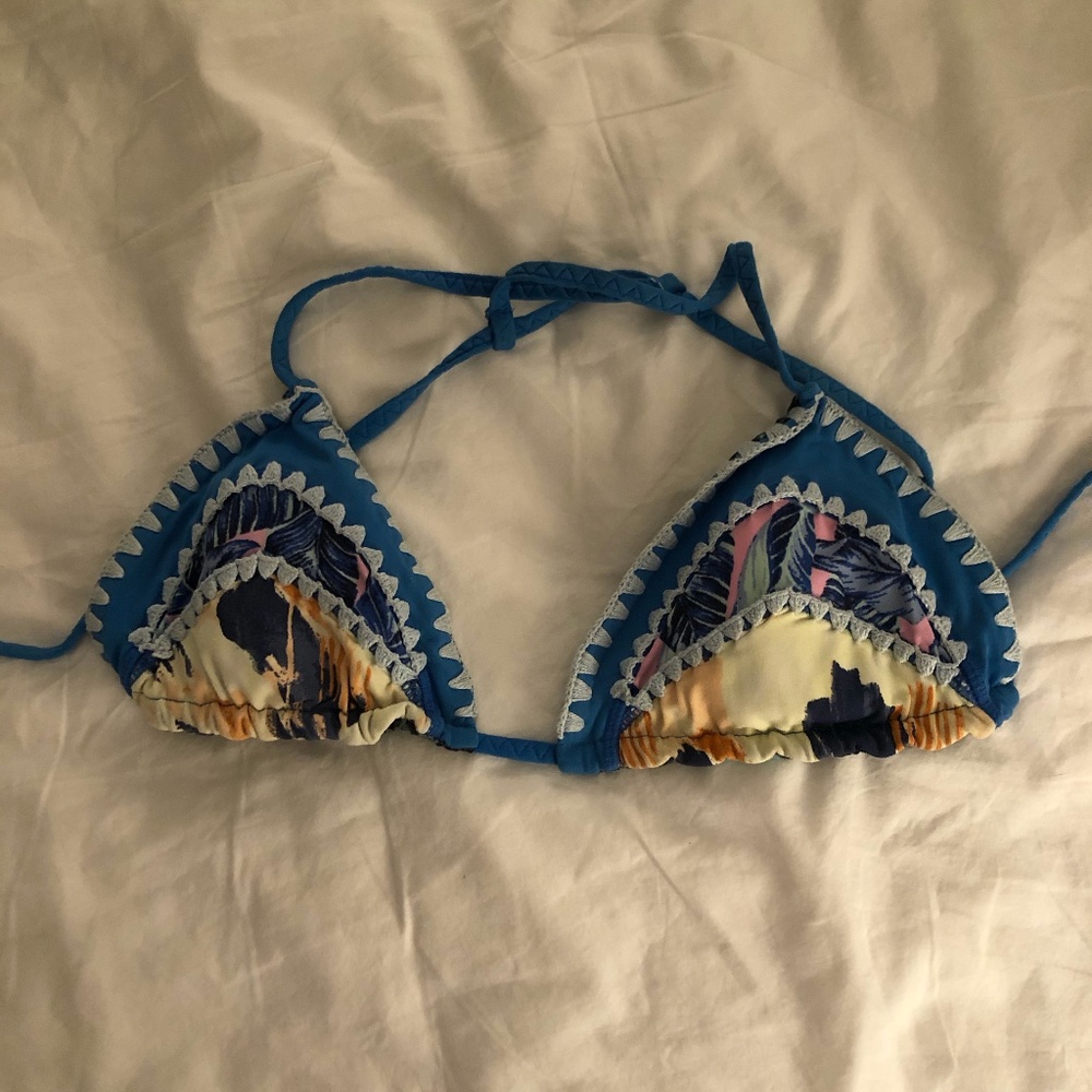 Maaji Dreamy Blue Triangle Bikini Top